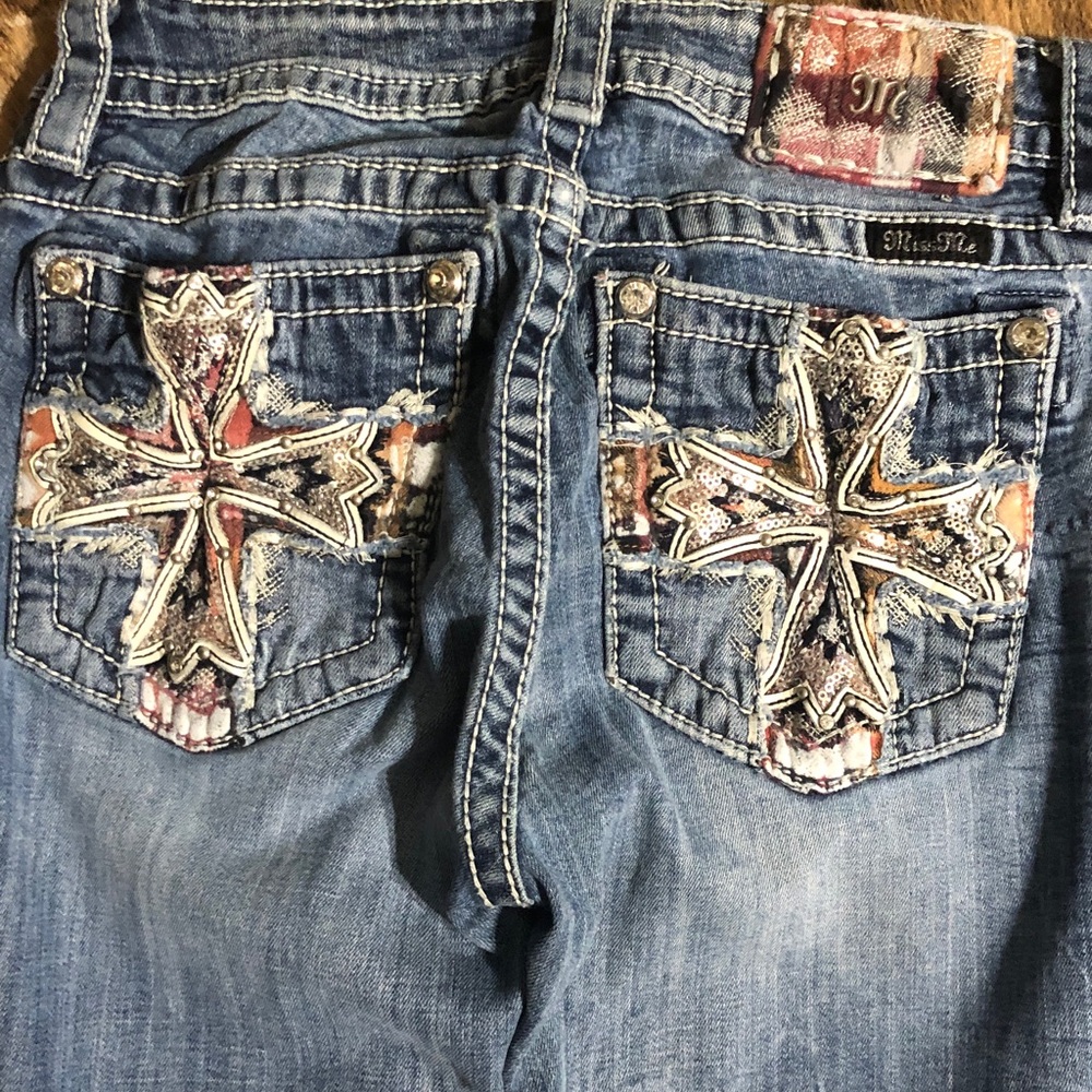 Miss Me sequin jeans in size 29 boot - Picture 2 of 7